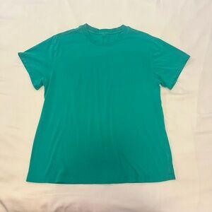 Lululemon All Yours Cotton T-shirt, green, size 8.